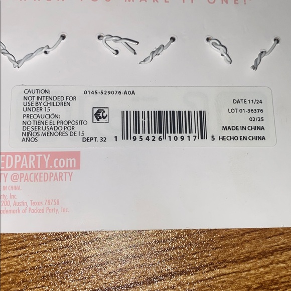 Packed Party | NWT Western Themed Wine Charms | Set Of Six | Cowgirl Rhinestone - Picture 5 of 5